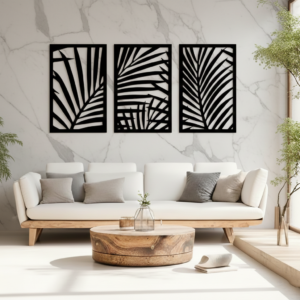 3 Panel Jungle Tree-Metal Wall Art