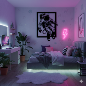 Astronaut-Metal Wall Art