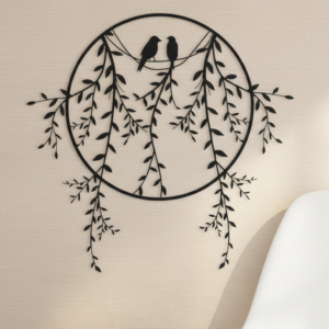 Birds Nest-Metal Wall Art