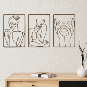 Feminine Flow-Metal Wall Art