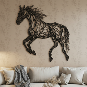 Horse-Metal Wall Art