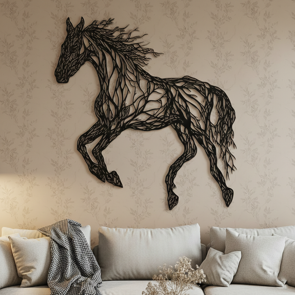 Horse-Metal Wall Art