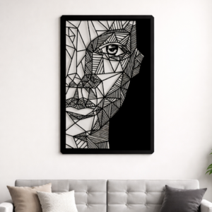 Human Illusion-Metal Wall Art