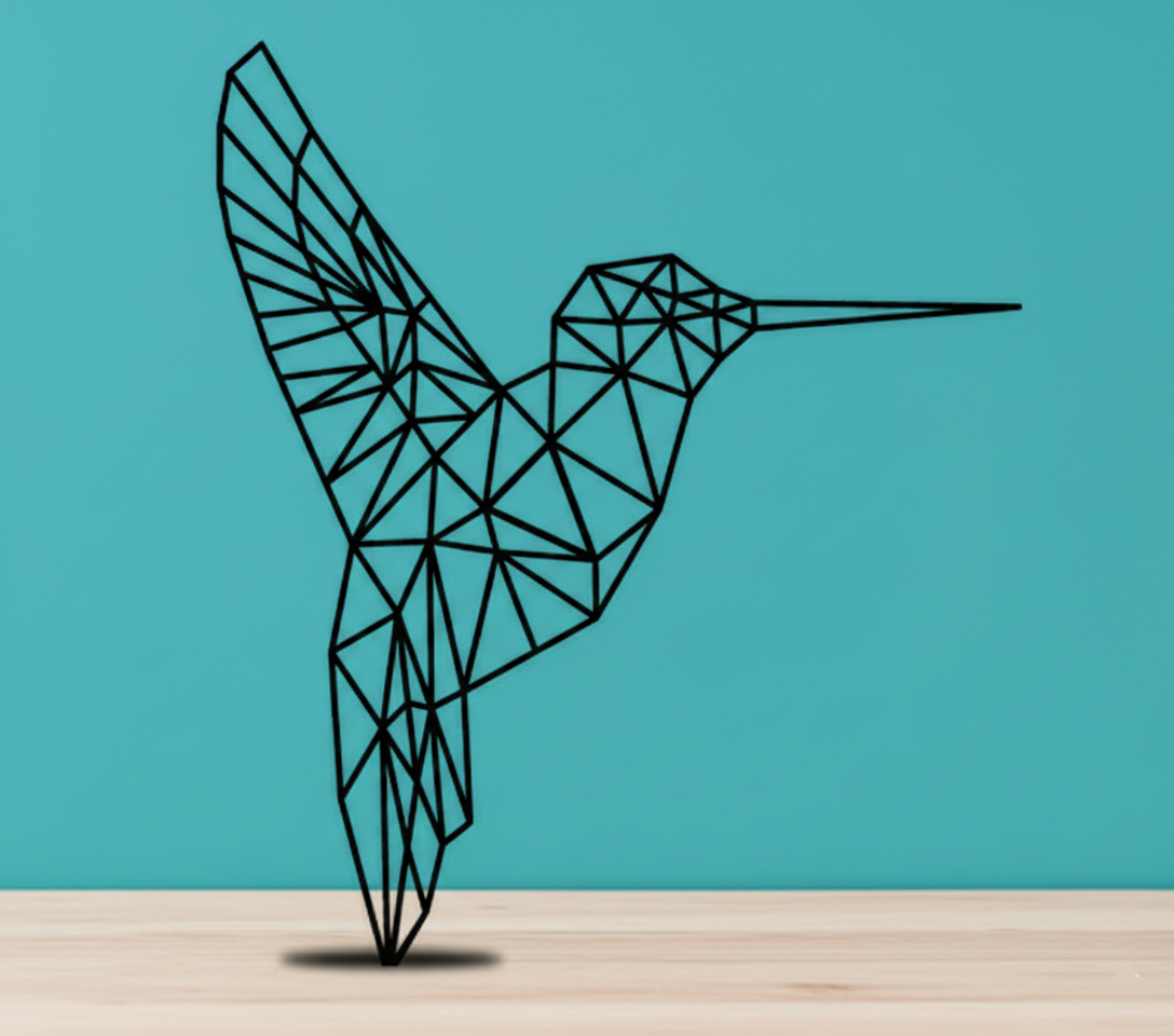 Huuming Bird-Metal Wall Art