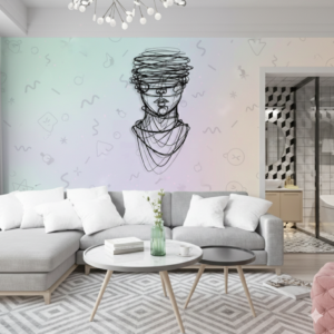 Picasso Face-Metal Wall Art