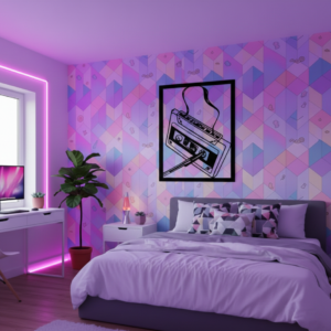 Retro Tape-Metal Wall Art