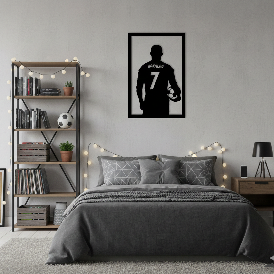 Ronaldo-Metal Wall Art